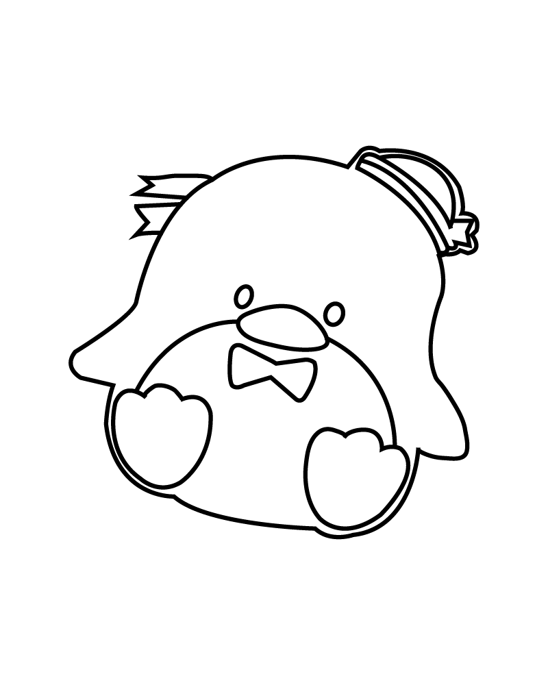 Dibujo de Enjoyable Tuxedosam Coloring Challenge para Colorear