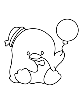 Dibujo de Tuxedosam Coloring Sheet para Colorear