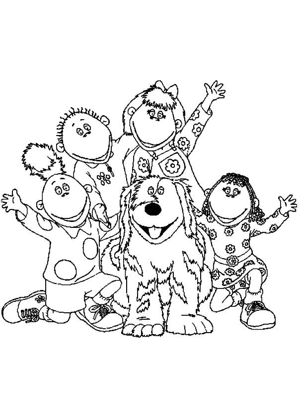 Dibujo de Bbc Cbeebies Tweenies para Colorear