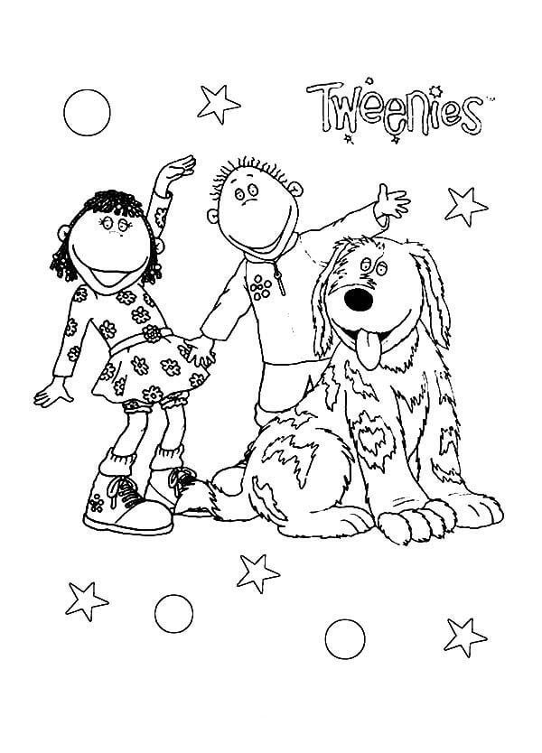 Dibujo de Doodles Milo y Fizz para Colorear