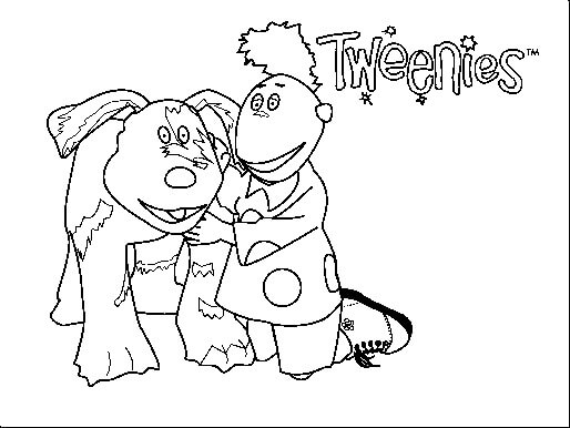 Dibujo de Doodles y Jake para Colorear