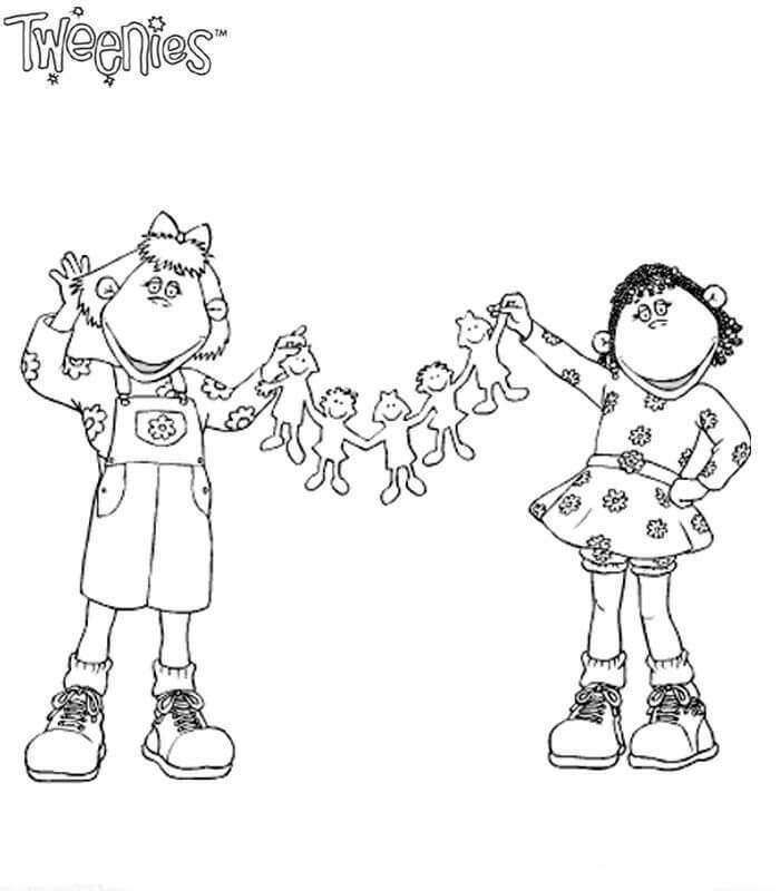 Dibujo de Fizz y Bella para Colorear