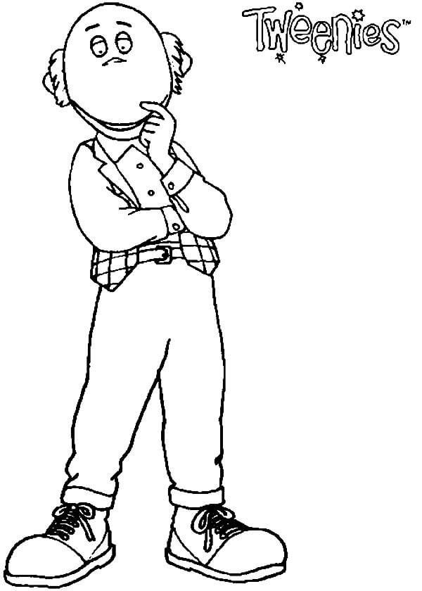 Dibujo de Max Sonriendo para Colorear