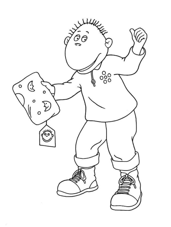 Dibujo de Milo Sonriendo para Colorear