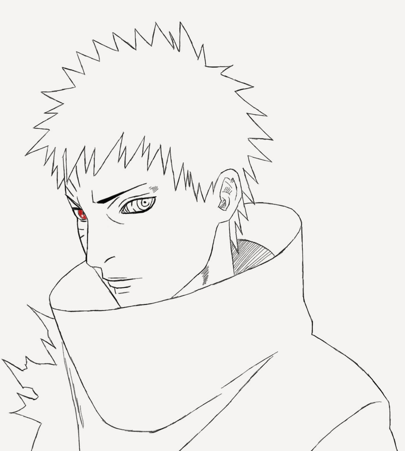 Dibujo de Genial Obito para Colorear