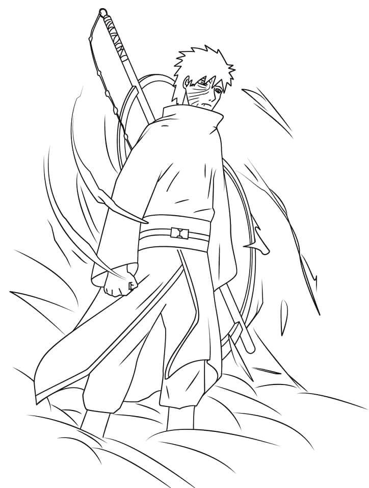 Dibujo de Guay Uchiha Obito para Colorear