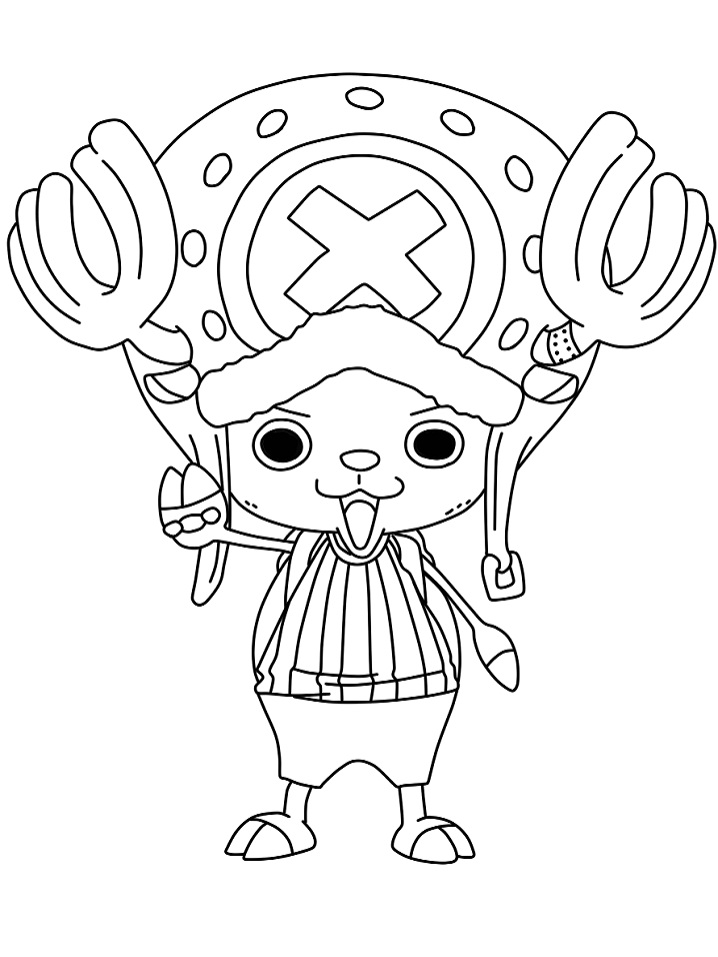 Dibujo de Contento Chopper para Colorear