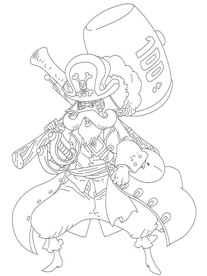 Dibujo de Genial Usopp para Colorear