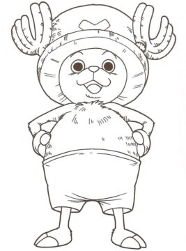 Dibujo de Tony Tony Chopper para Colorear