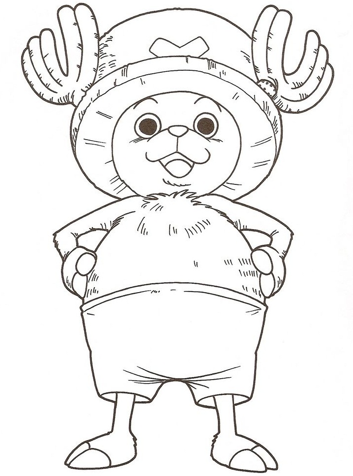 Dibujo de Tony Tony Chopper para Colorear