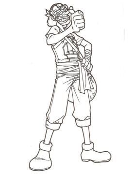 Dibujo de Usopp para Colorear