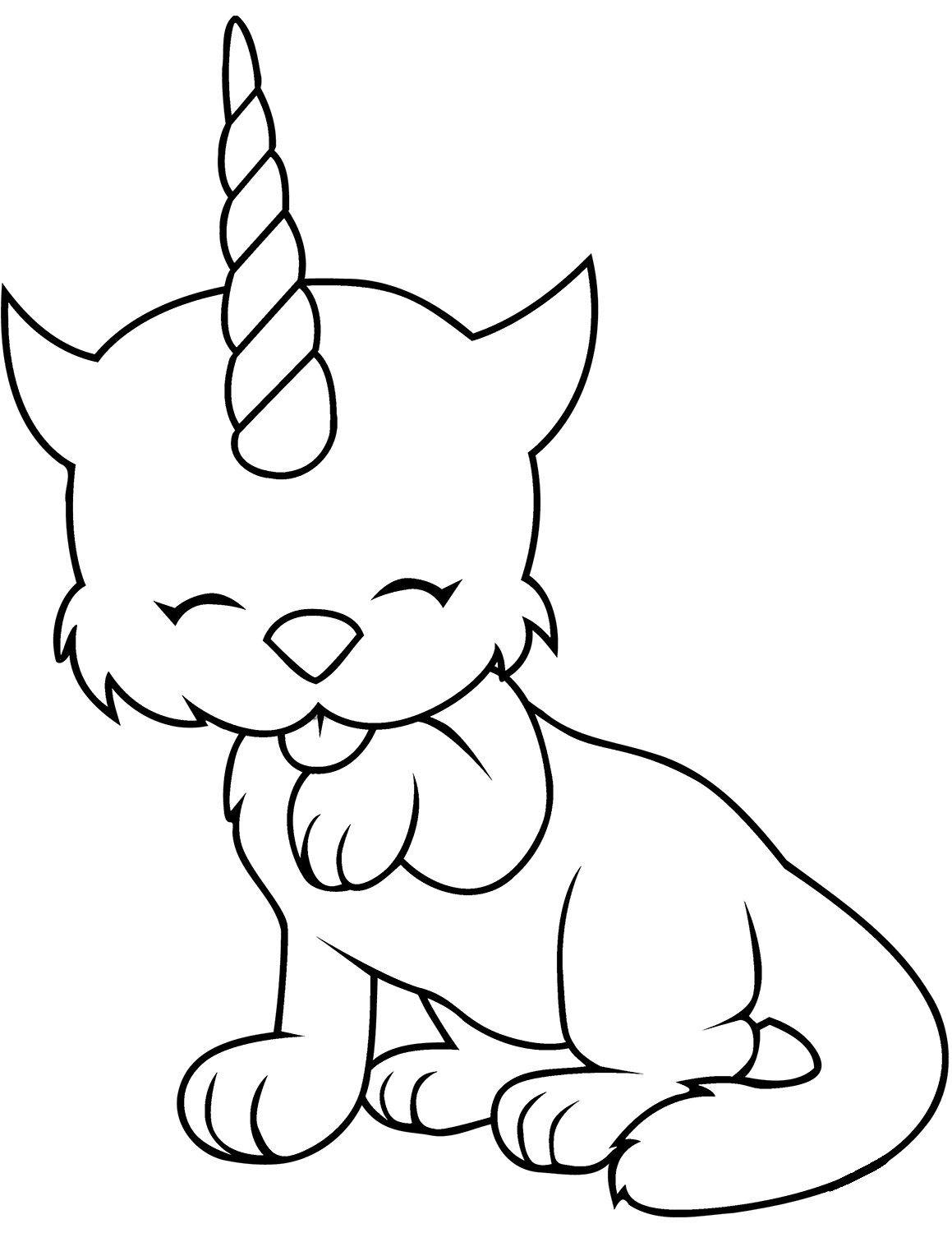 Dibujo de Caticorn para Colorear