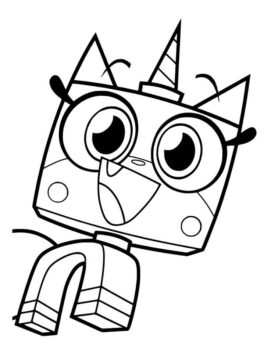 Dibujo de Unikitty Es Feliz para Colorear