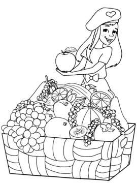 Dibujo de Vegan Coloring Page For All Ages para Colorear