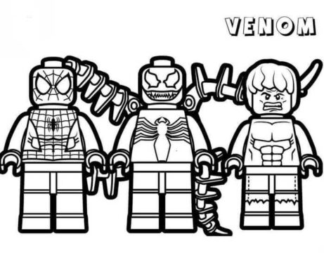 Dibujo de Lego Venom para Colorear