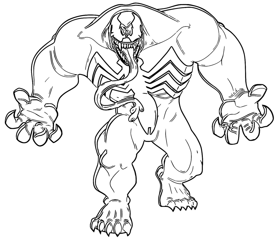 Dibujo de Violent Venom para Colorear