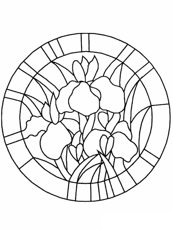 Dibujo de Genial Vidrio para Colorear