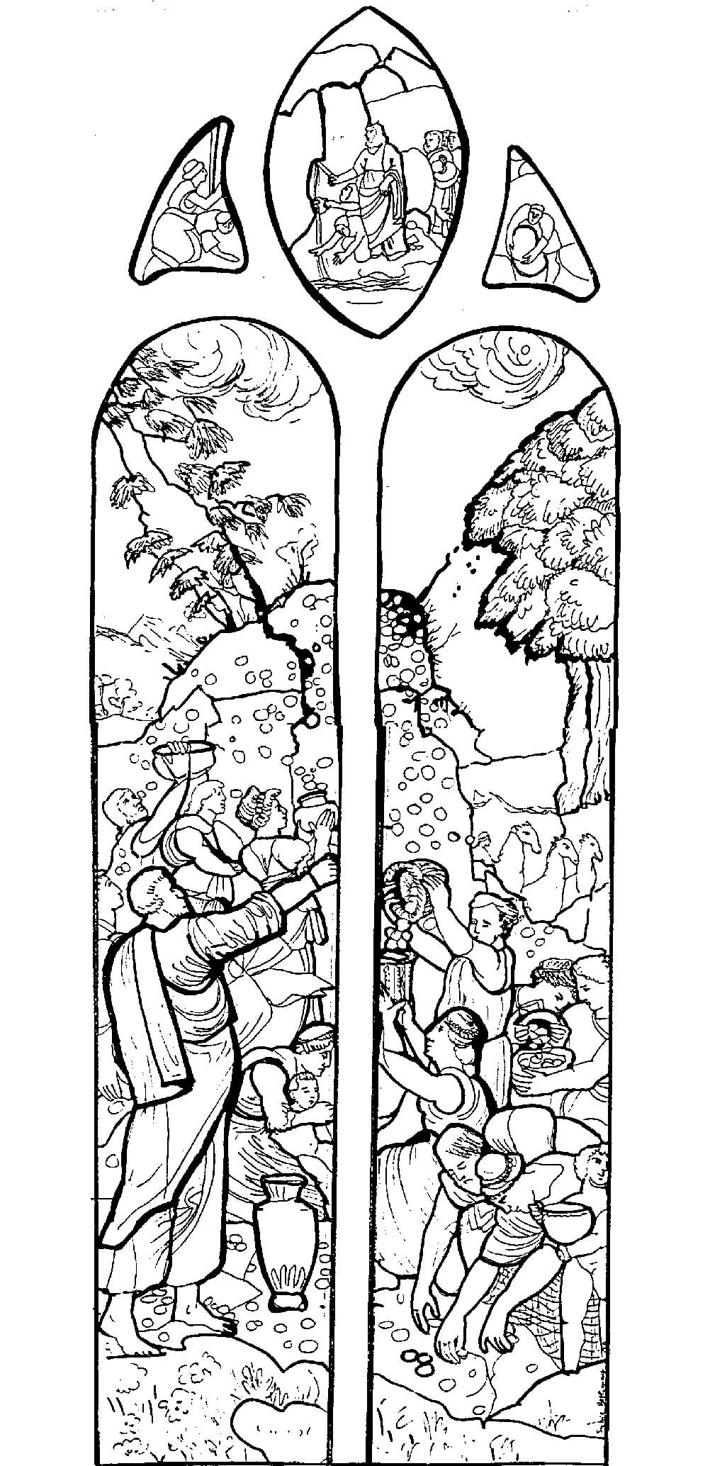 Dibujo de Hermoso Vidrio para Colorear