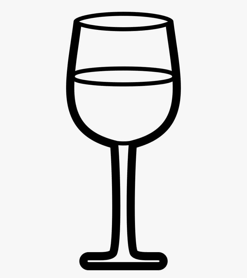 Dibujo de Vaso Sencillo para Colorear