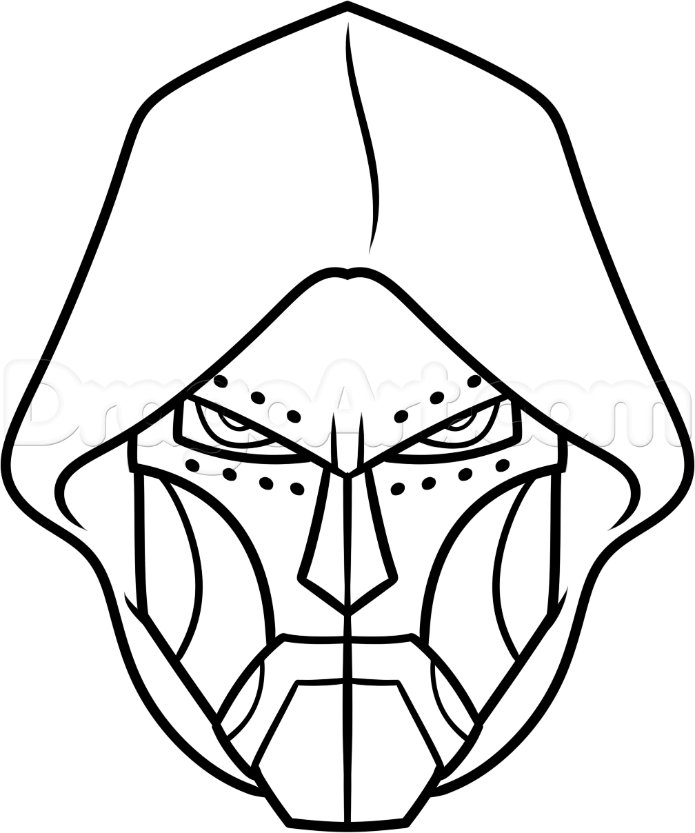 Dibujo de Cara del Dr Doom para Colorear