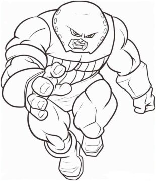 Dibujo de Juggernaut para Colorear