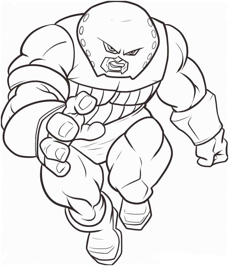 Dibujo de Juggernaut para Colorear