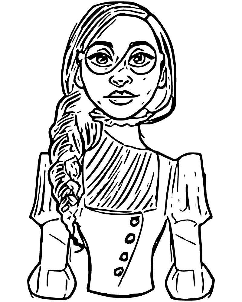 Dibujo de Elphaba Coloring Page para Colorear