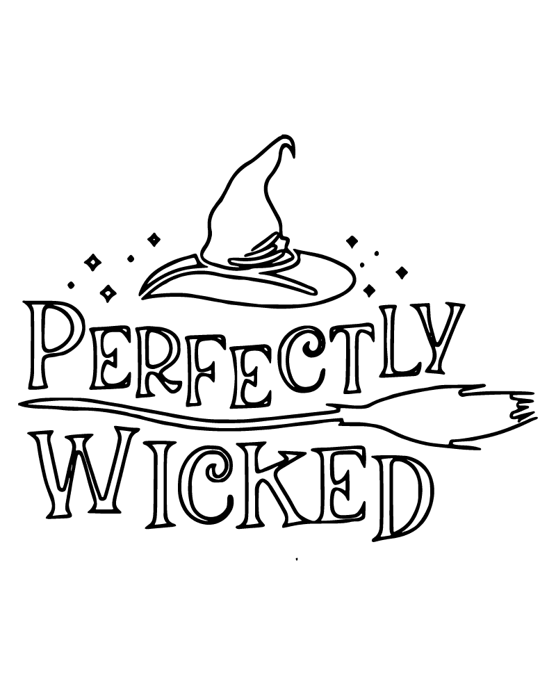 Dibujo de Wicked Coloring Page para Colorear
