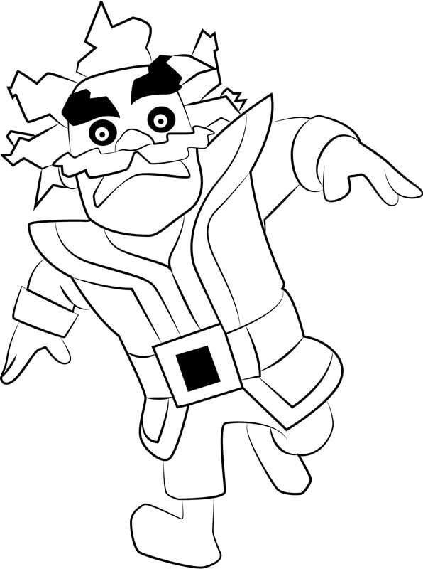 Dibujo de Electro Mago para Colorear