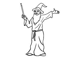 Dibujo de Super Mago para Colorear