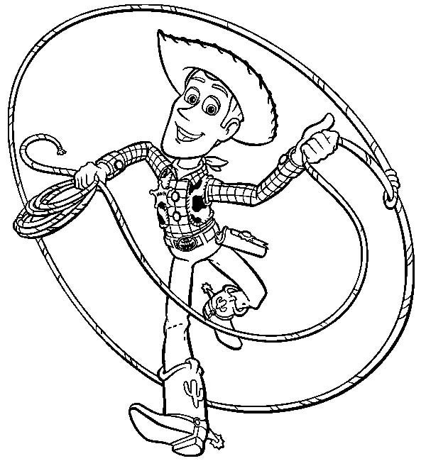 Dibujo de Gran Woody para Colorear