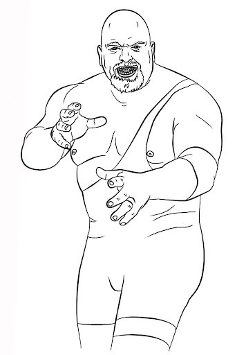 Dibujo de Wwe el Gran Show para Colorear