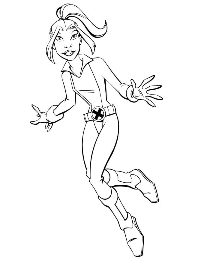 Dibujo de Miembro X Men para Colorear