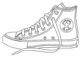 Dibujo de Converse All Star Png para Colorear