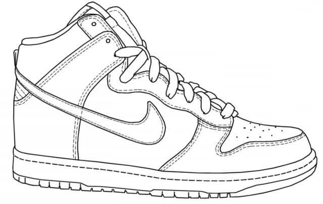 Dibujo de Jordan Normal 1 para Colorear