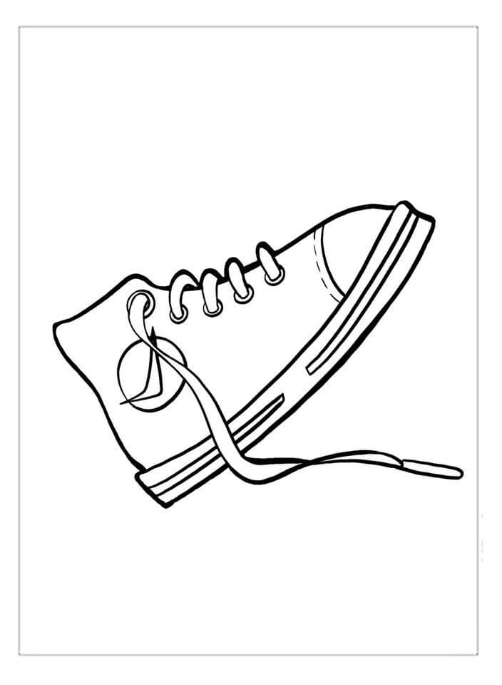 Dibujo de Zapatos Asombrosos para Colorear