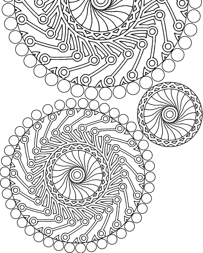 Dibujo de Zen Cool Coloring Page For Adults para Colorear