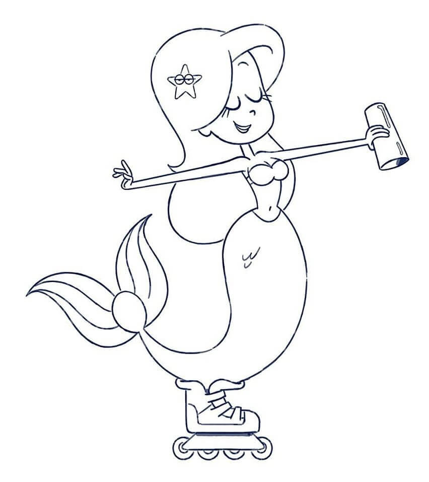 Dibujo de Marina para Colorear