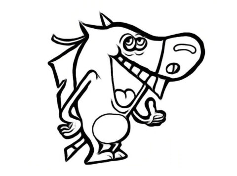 Dibujo de Zig Divertido para Colorear