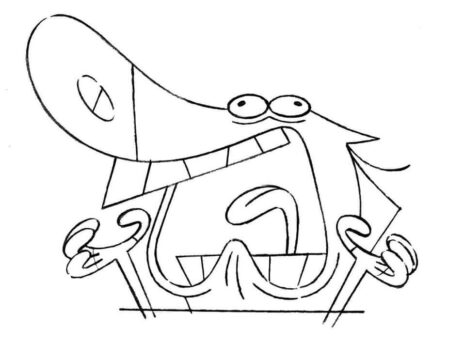 Dibujo de Zig Loco para Colorear