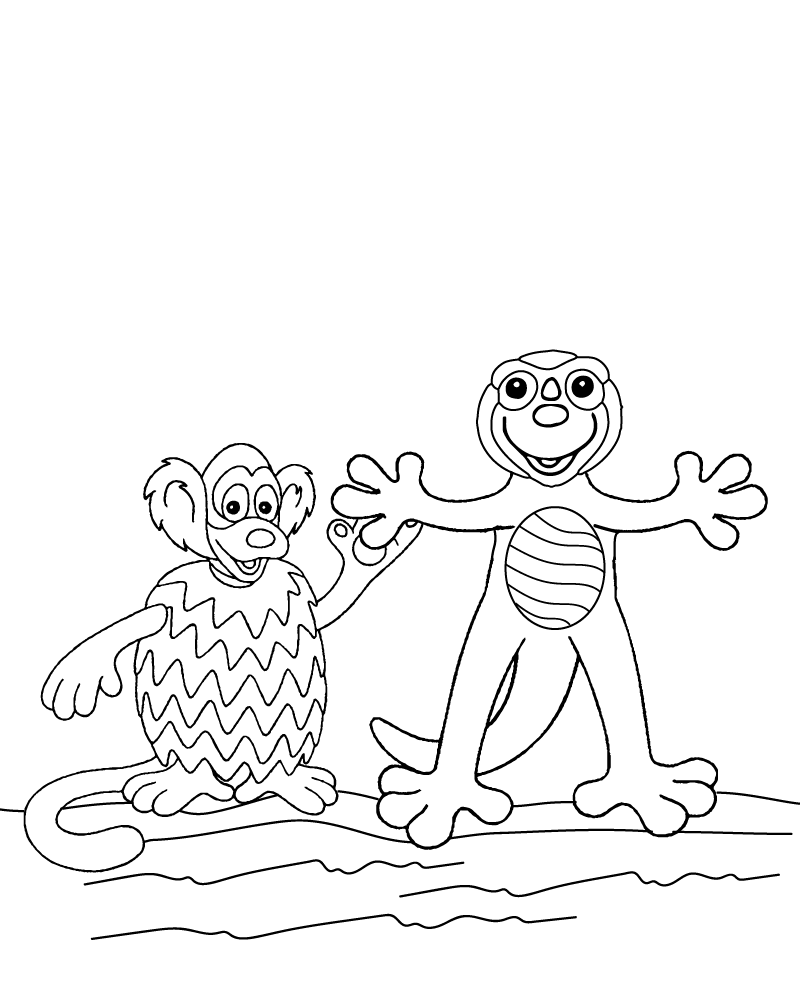 Dibujo de Zoboomafoo Coloring Pages Printable para Colorear