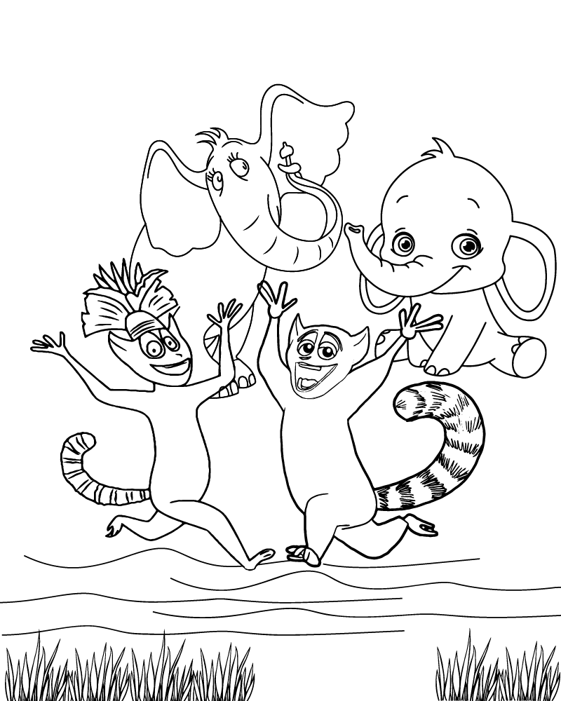 Dibujo de Zoboomafoo Fun Coloring Page para Colorear