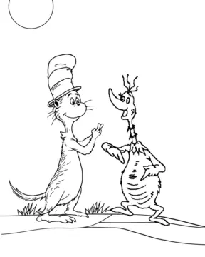 Dibujo de Imgi 15 Fox In Socks With Goo Goose Coloring Pagepng para Colorear