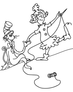 Dibujo de Imgi 19 Fox In Socks With Sue Sewing Socks Coloring Pagepng para Colorear
